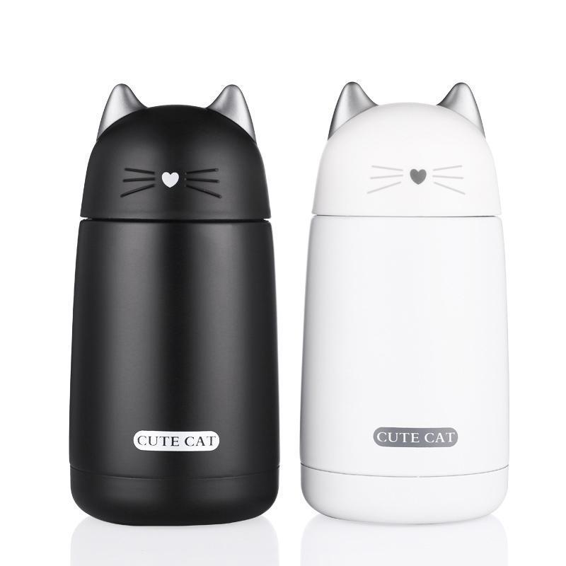 Cute Cat Vacum Thermos-Mugs-Docs General Store