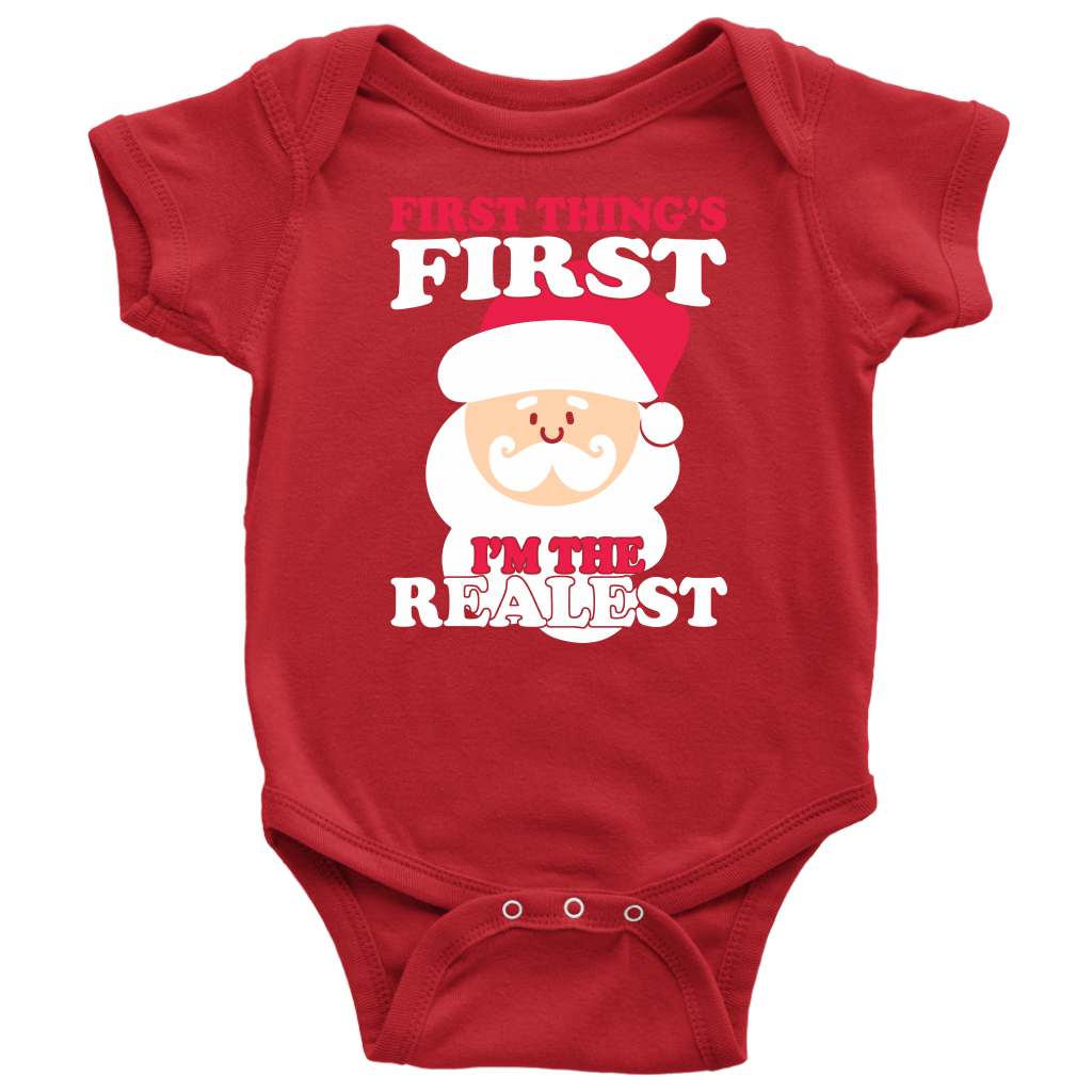 Real Santa Baby Bodysuit
