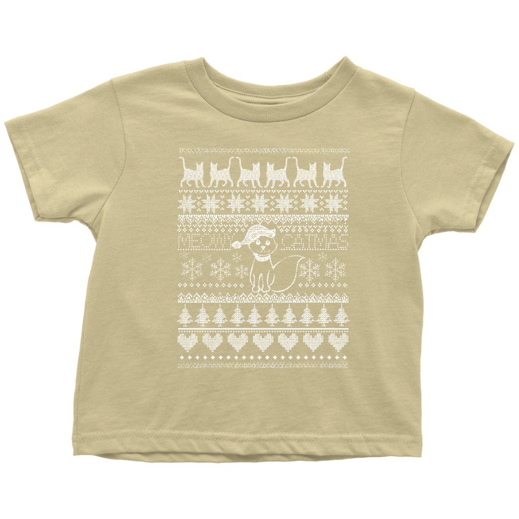 Cat Christmas Toddler T-Shirt