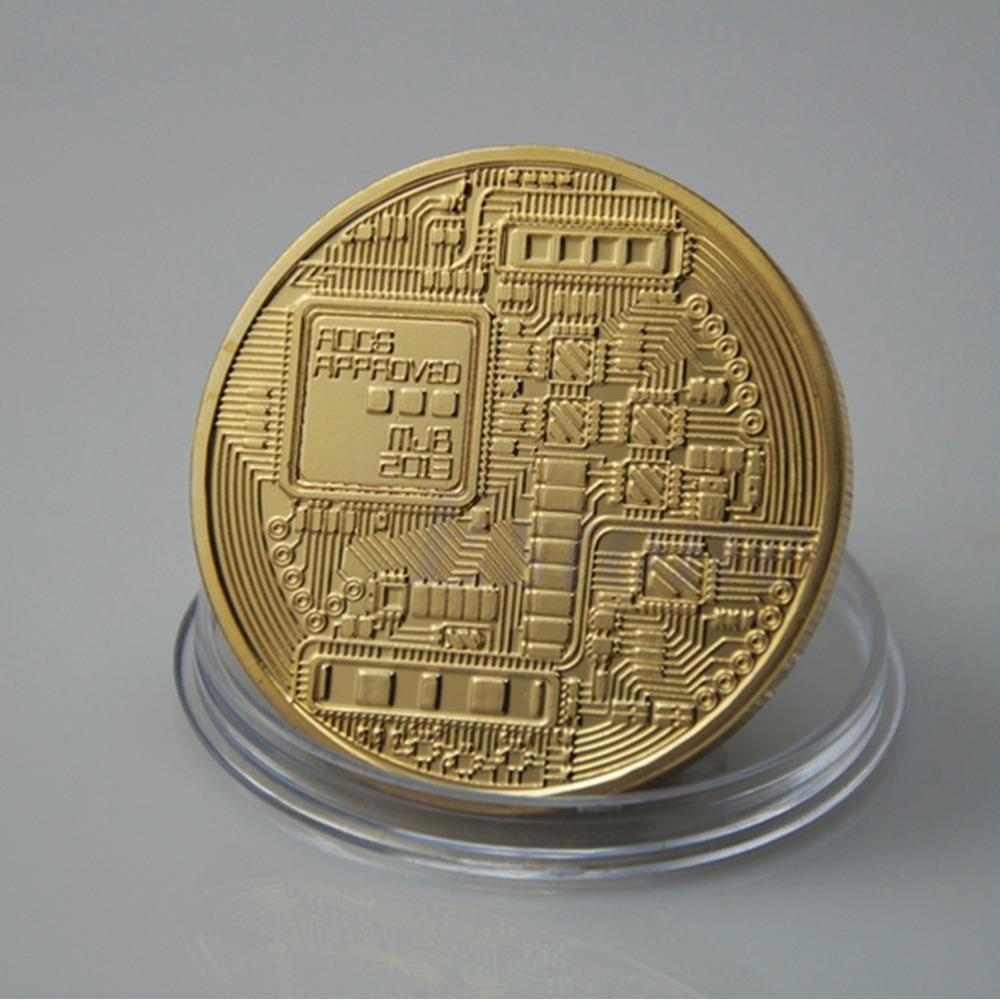 Gold Plated Collectible Bitcoin Coin-Collectible-Docs General Store
