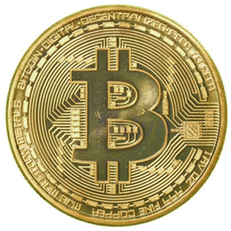 Gold Plated Collectible Bitcoin Coin-Collectible-Docs General Store