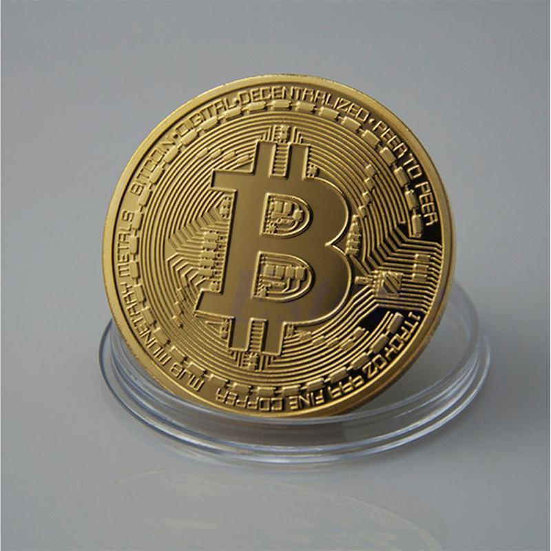 Gold Plated Collectible Bitcoin Coin-Collectible-Docs General Store
