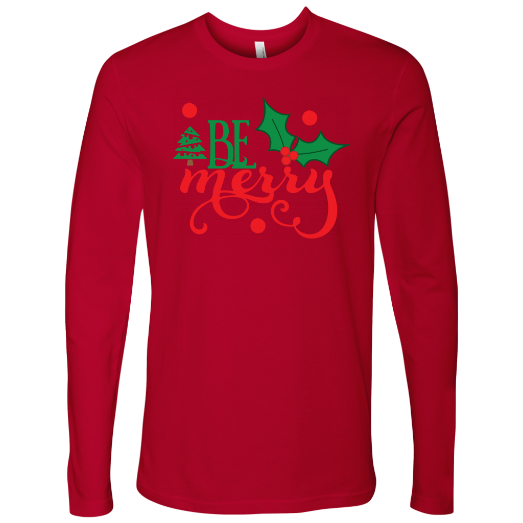 Be Merry Men's Long Sleeve Shirt