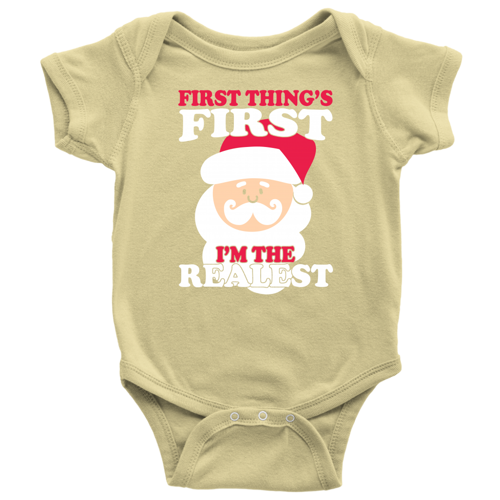 Real Santa Baby Bodysuit