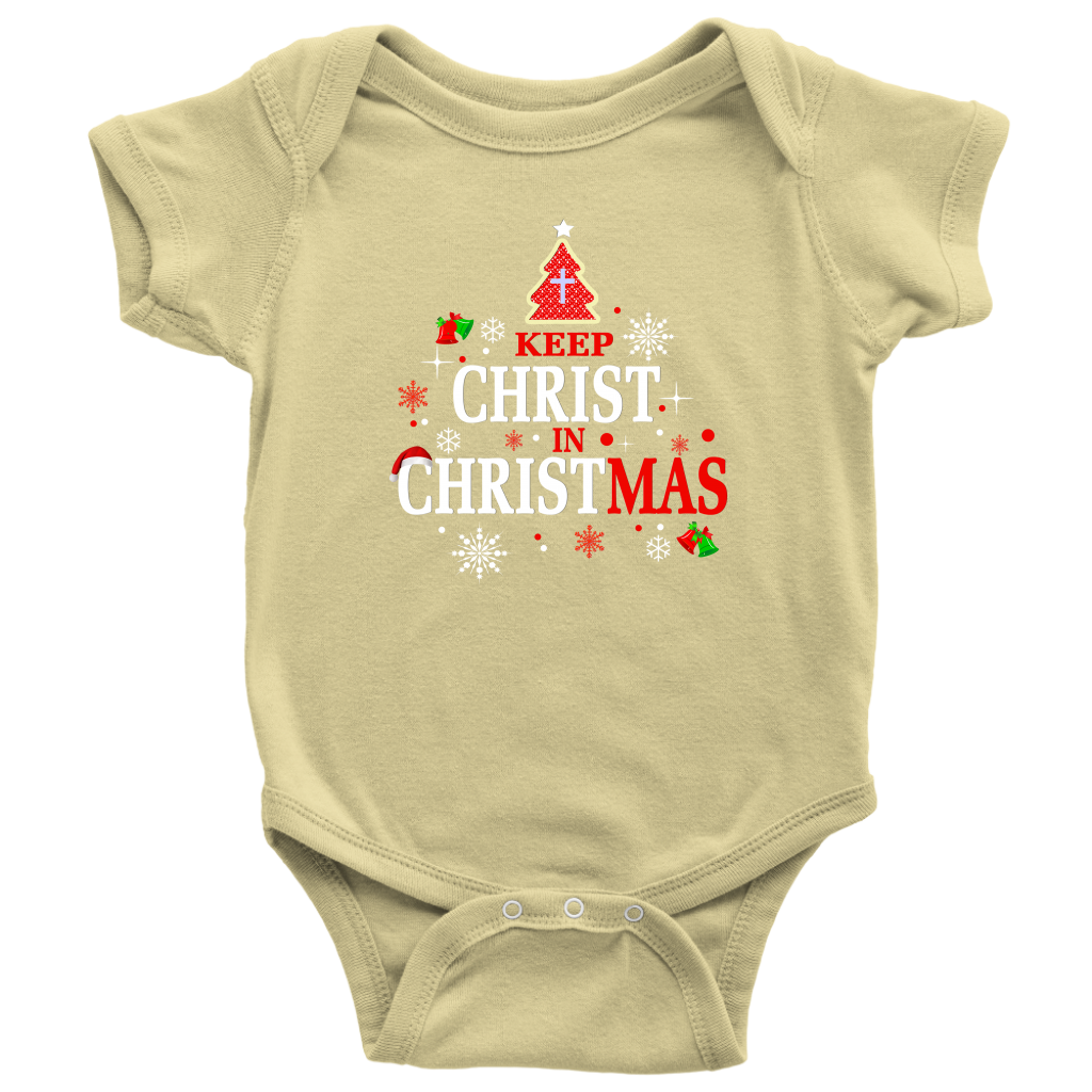 Christ in Christmas Baby Bodysuit