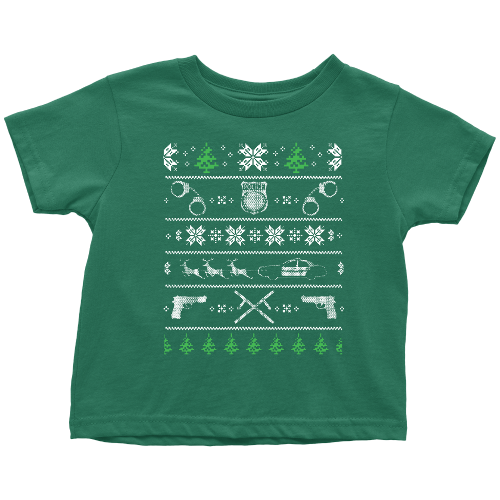 Police Christmas Toddler T-Shirt
