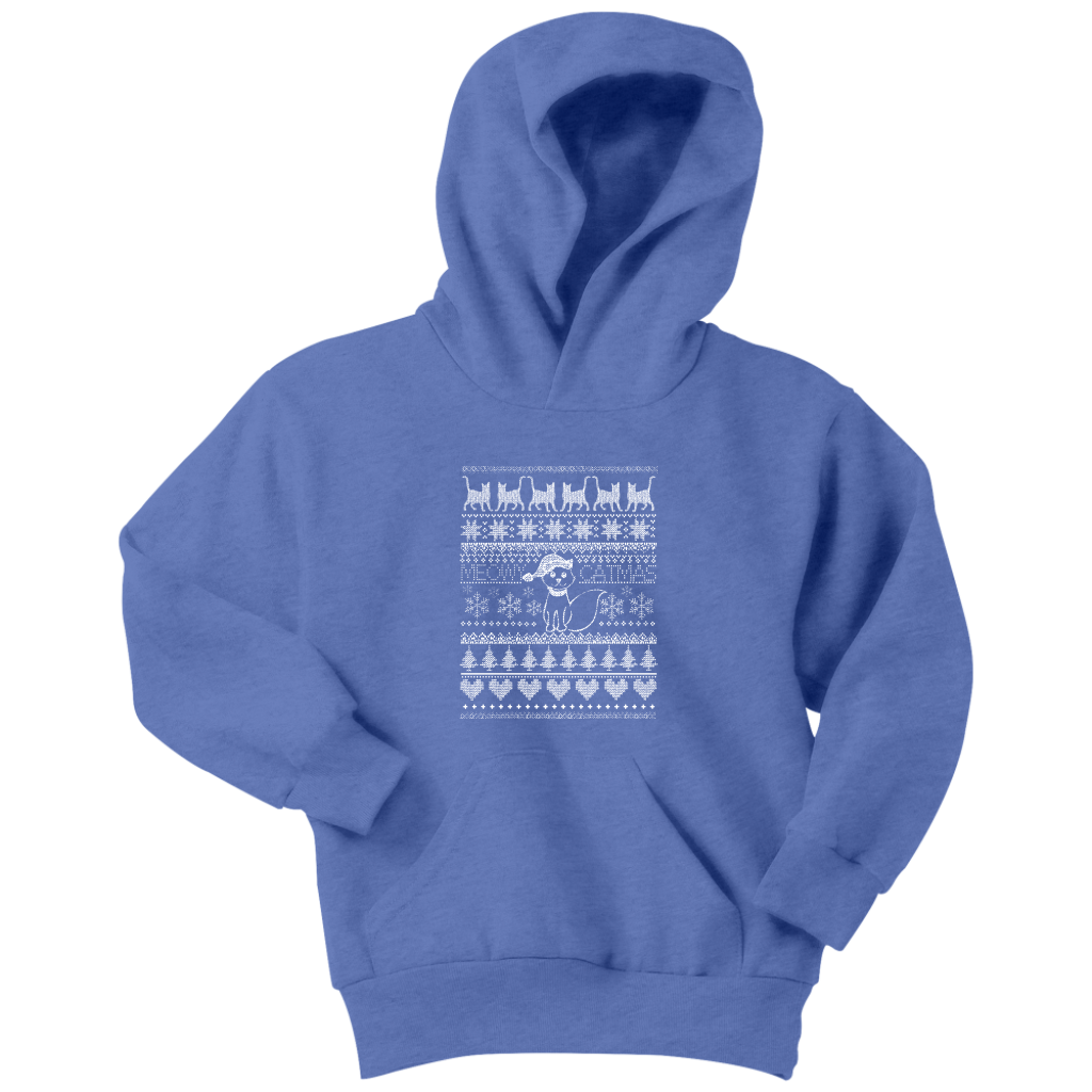 Cat Christmas Youth Hoodie