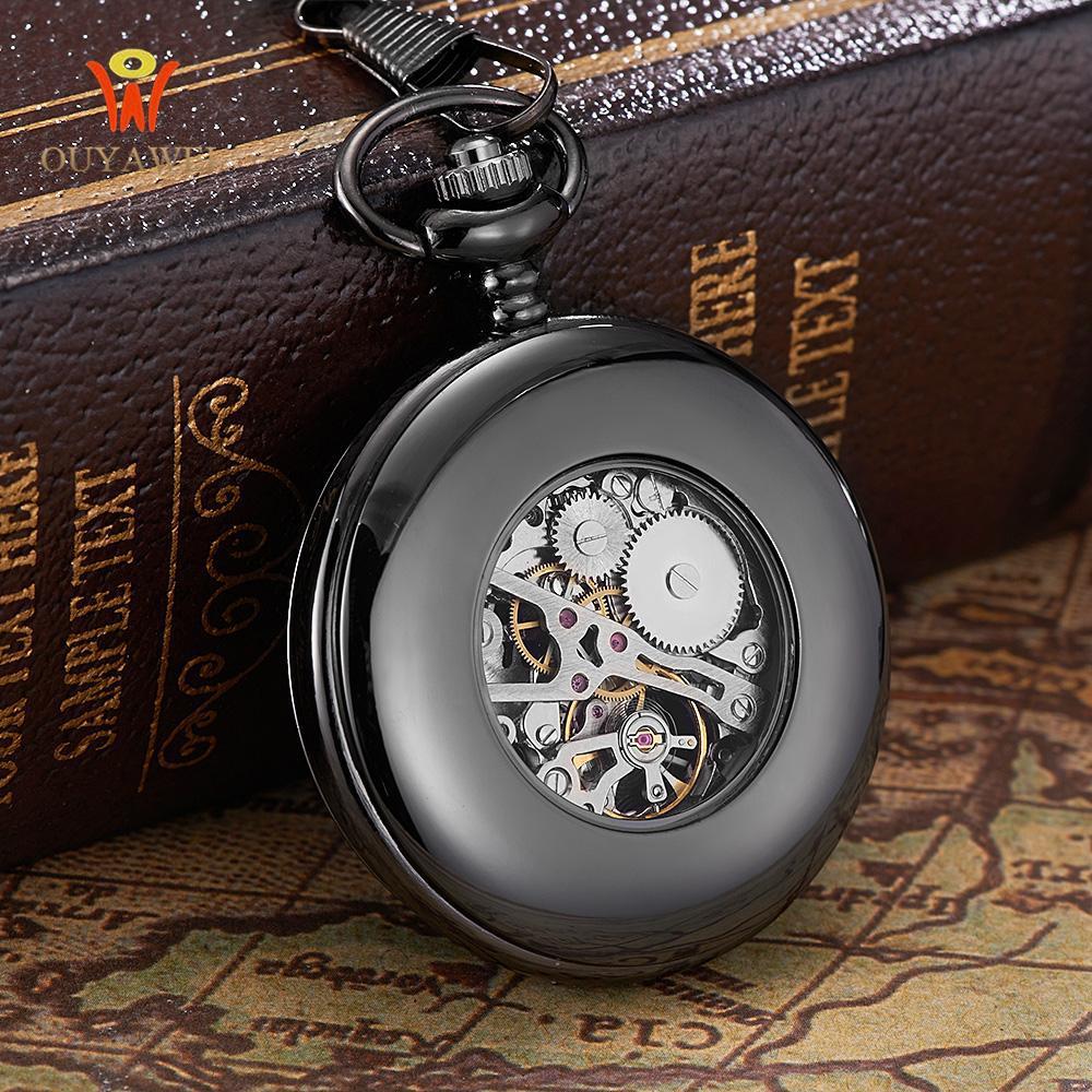 Steampunk Pocket Watch with Cover-Watches-Docs General Store