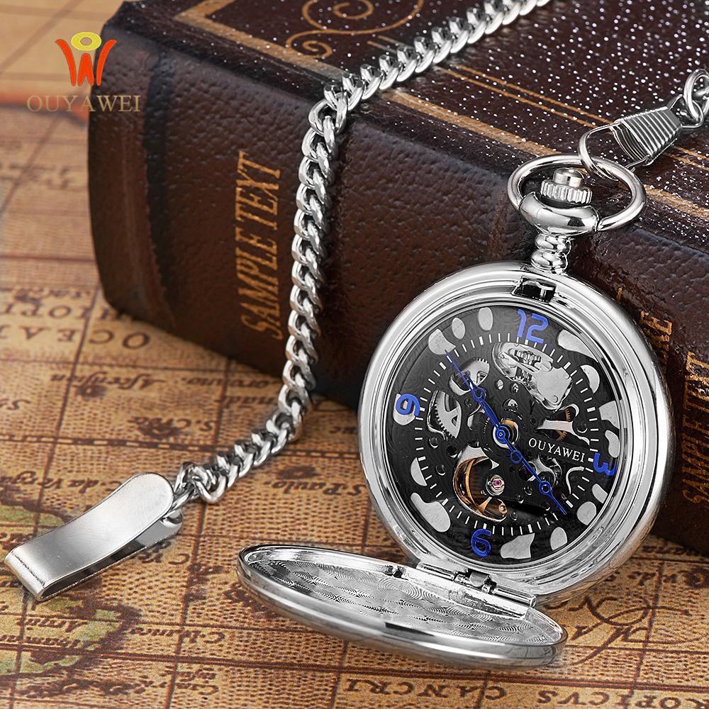 Steampunk Pocket Watch with Cover-Watches-Docs General Store