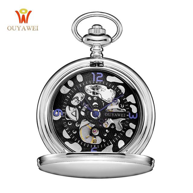 Steampunk Pocket Watch with Cover-Watches-Docs General Store