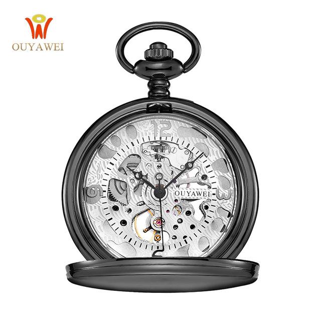 Steampunk Pocket Watch with Cover-Watches-Docs General Store
