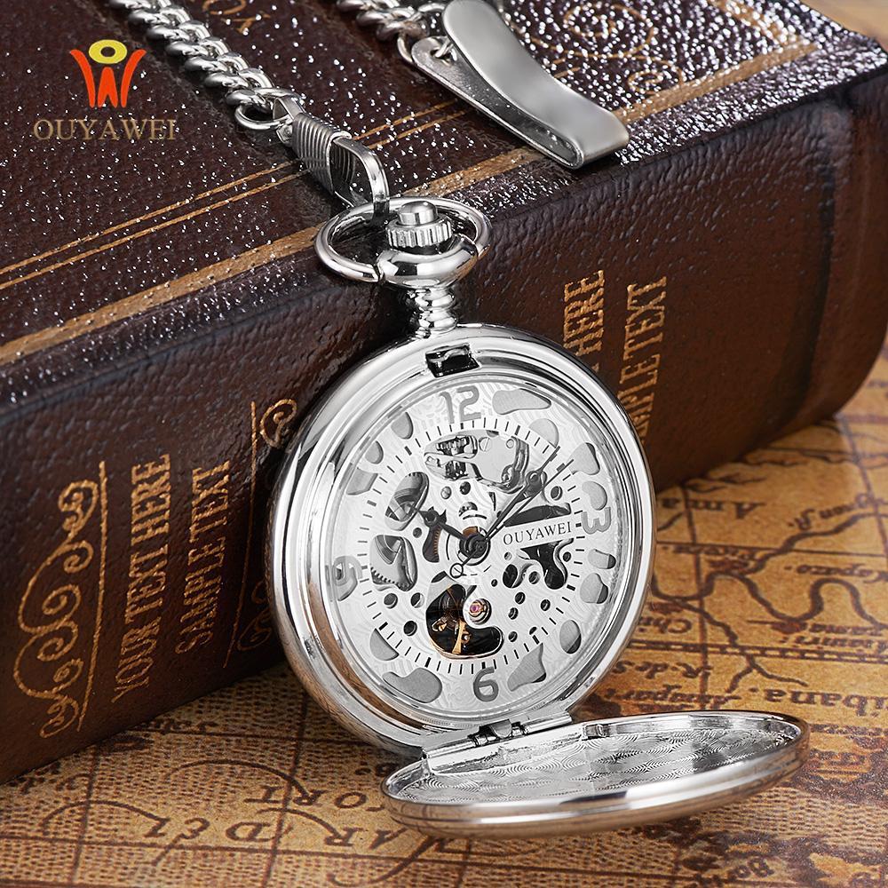 Steampunk Pocket Watch with Cover-Watches-Docs General Store