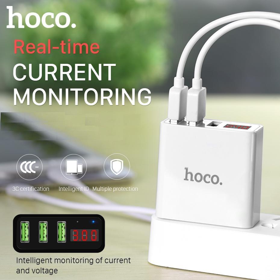 USB 3 Port LED Display Charger-Phone Accessories-Docs General Store