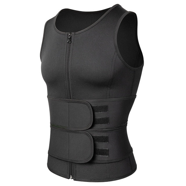 Men Body Shaper Waist Trainer Sauna Suit Sweat Vest Slimming Underwear Weight Loss Shirt Fat Burner Workout Tank Tops Shapewear|Shapers|