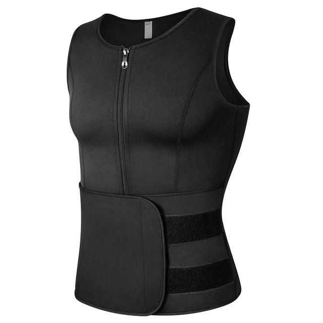 Men Body Shaper Waist Trainer Sauna Suit Sweat Vest Slimming Underwear Weight Loss Shirt Fat Burner Workout Tank Tops Shapewear|Shapers|