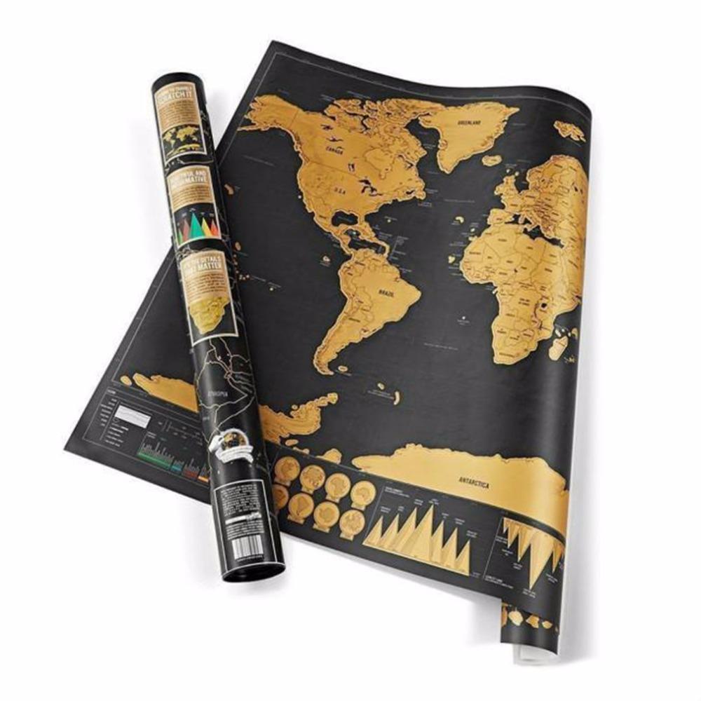 World Travel Map Scratch Off-Docs General Store