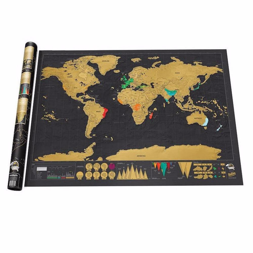 World Travel Map Scratch Off-Docs General Store