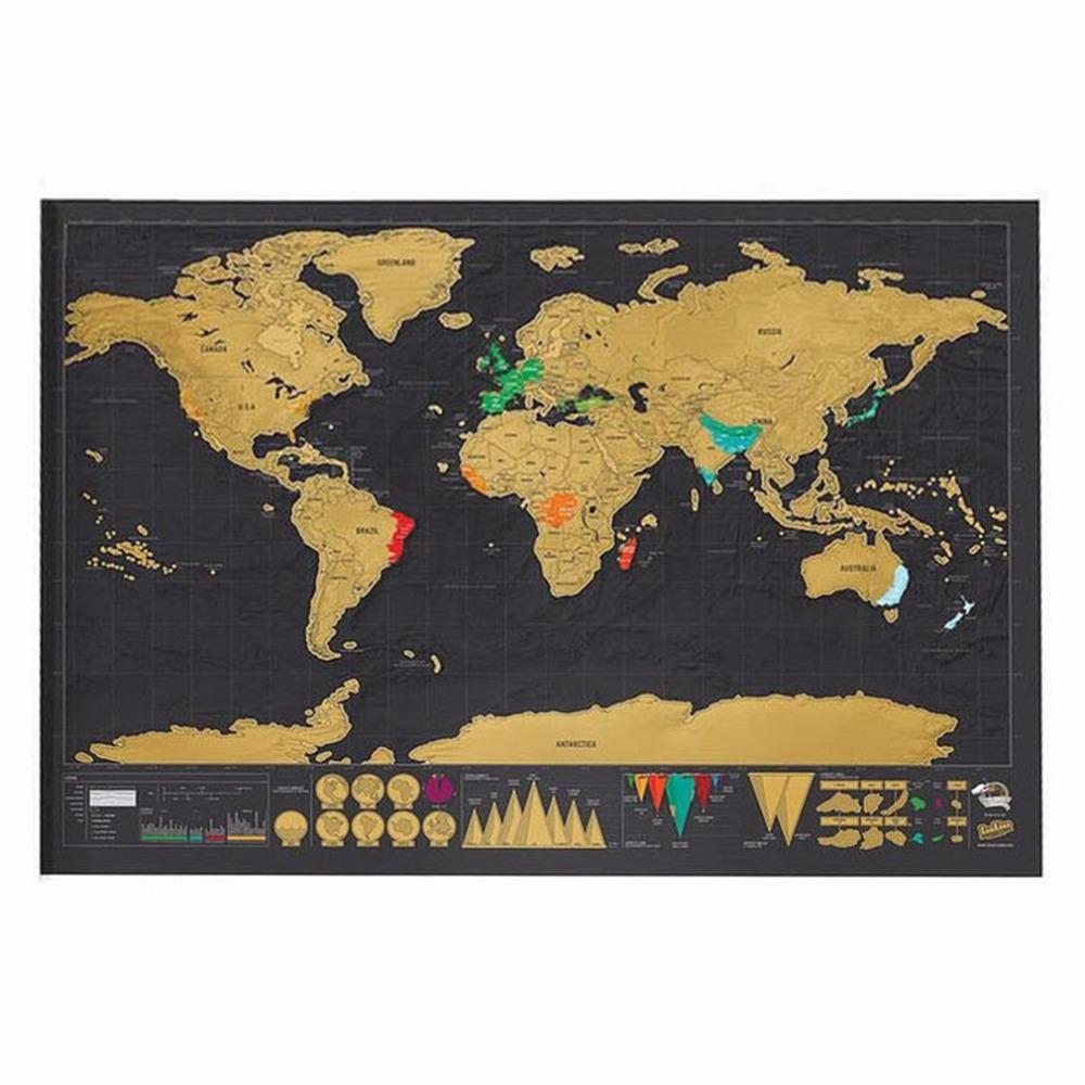 World Travel Map Scratch Off-Docs General Store