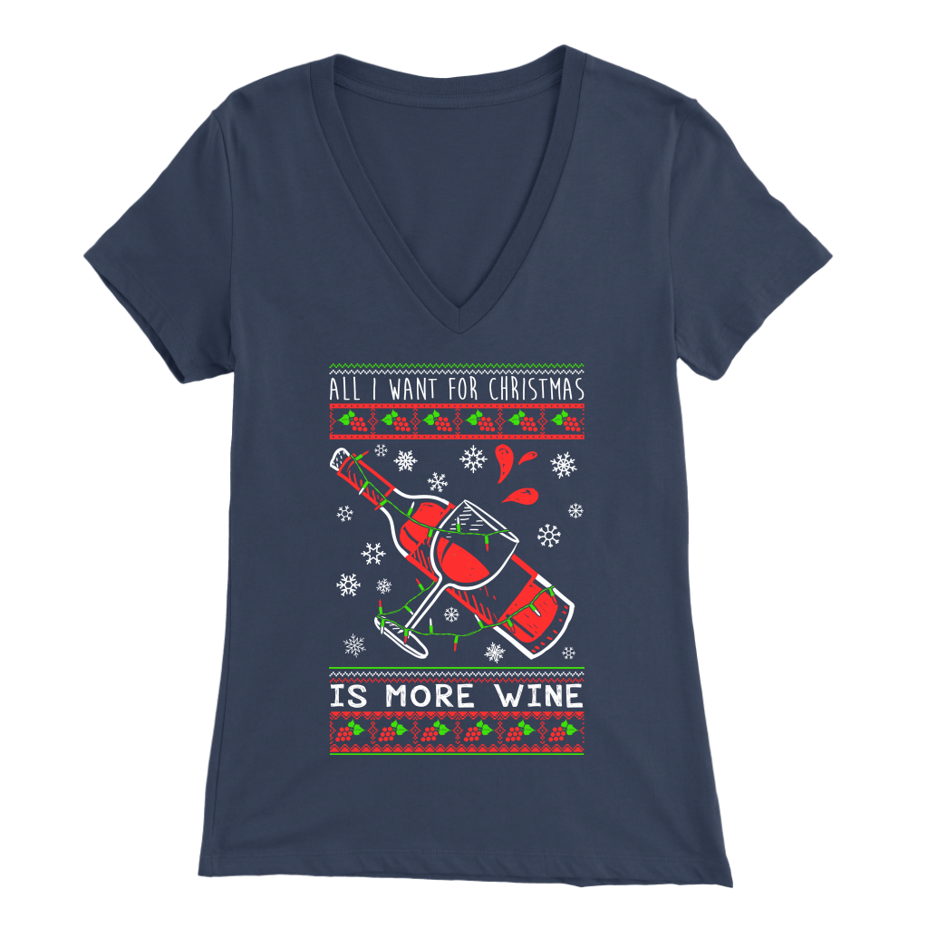 More Wine Women's V Neck