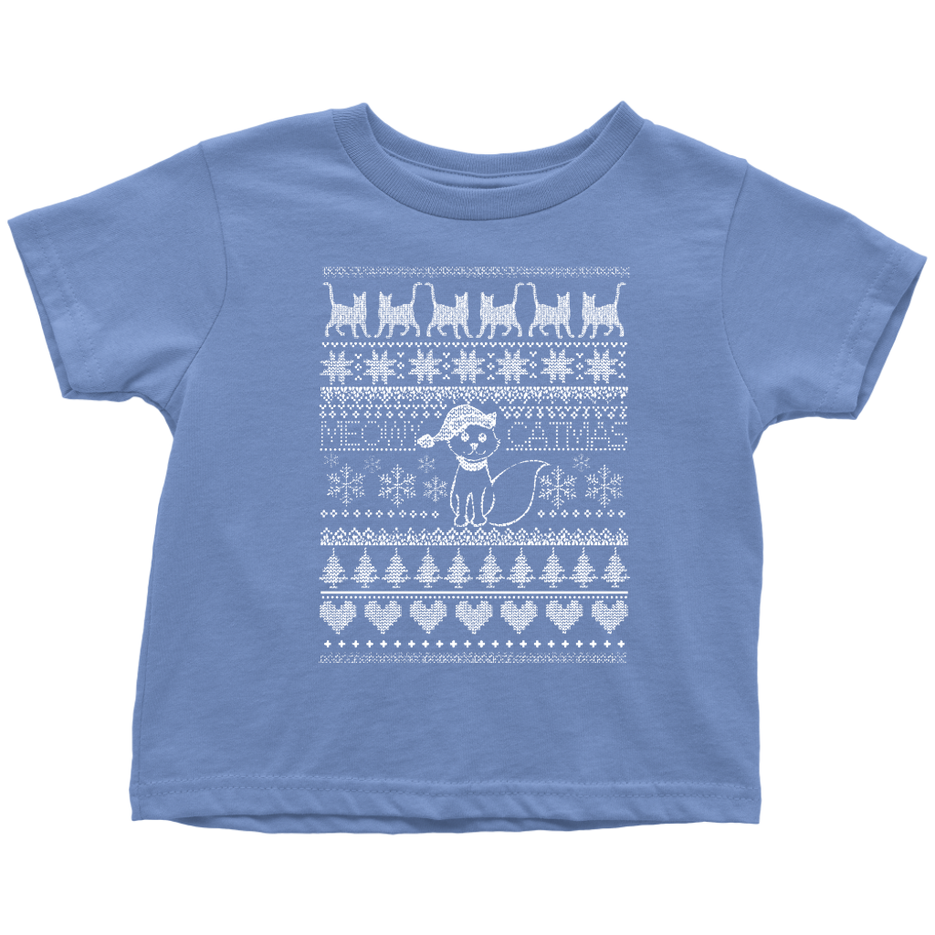 Cat Christmas Toddler T-Shirt