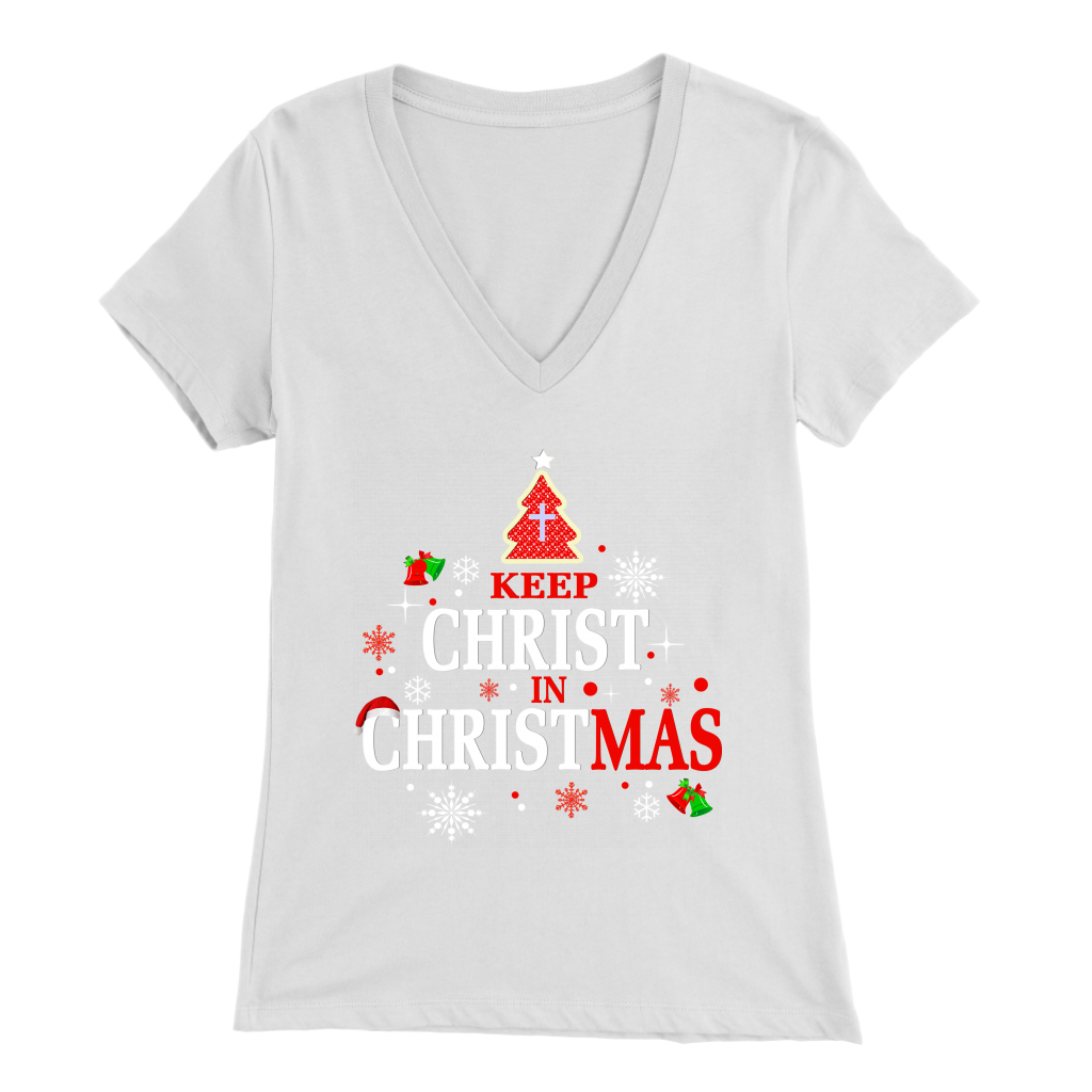 Christ in Christmas Women's V-Neck