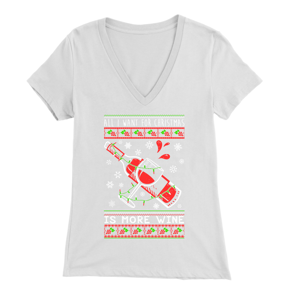 More Wine Women's V Neck
