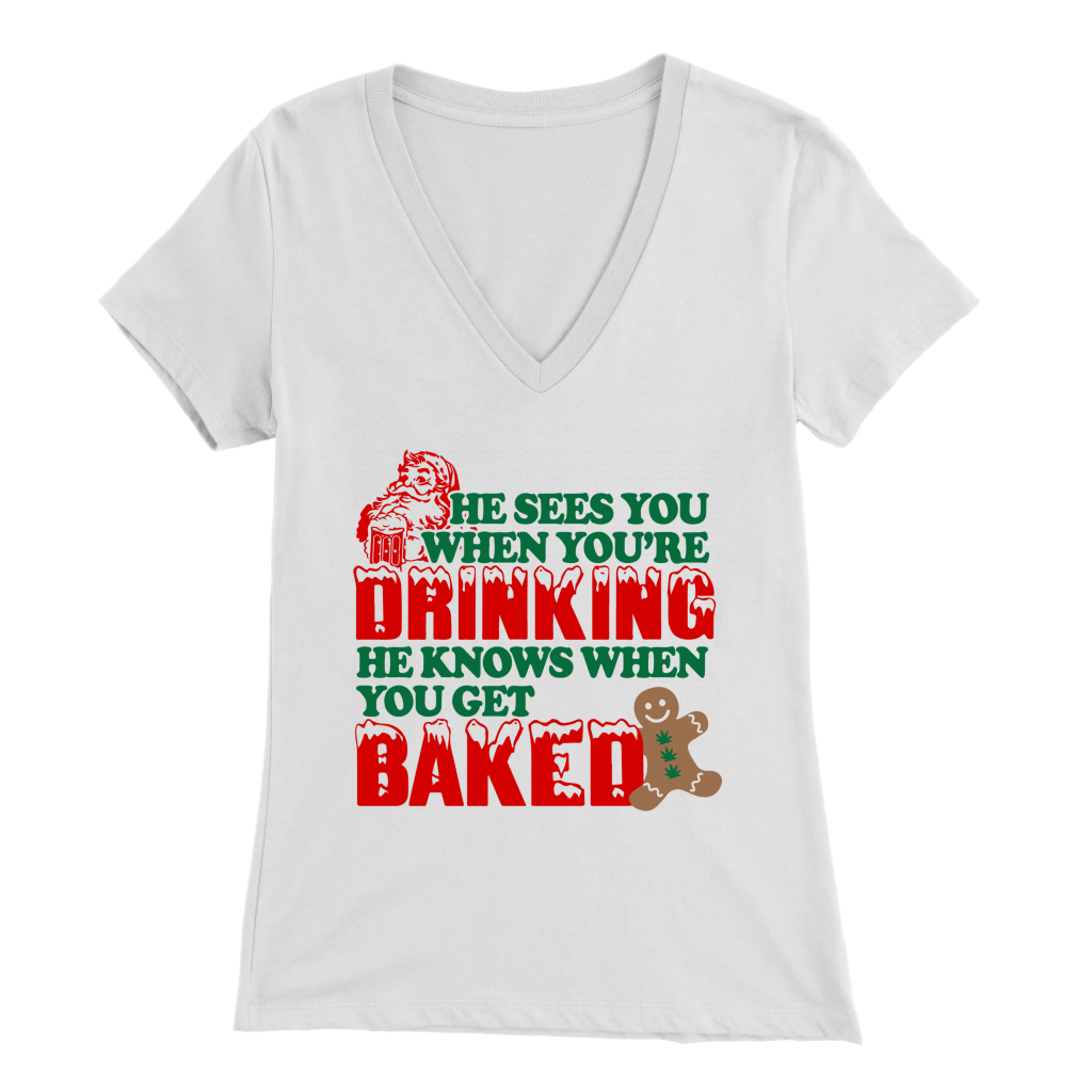 He Sees You Women's V-Neck