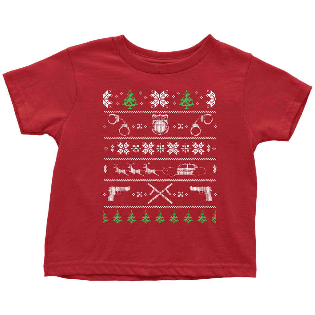 Police Christmas Toddler T-Shirt